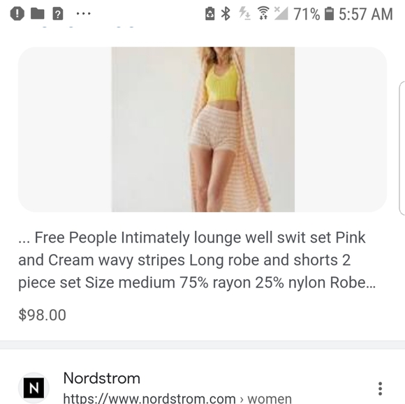 Free People Intimates Lounge Well Swit Robe - Picture 5 of 6